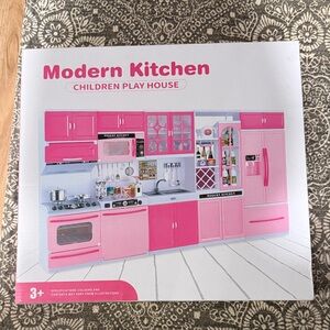 Modern Kitchen House furniture set - Children's - Pink